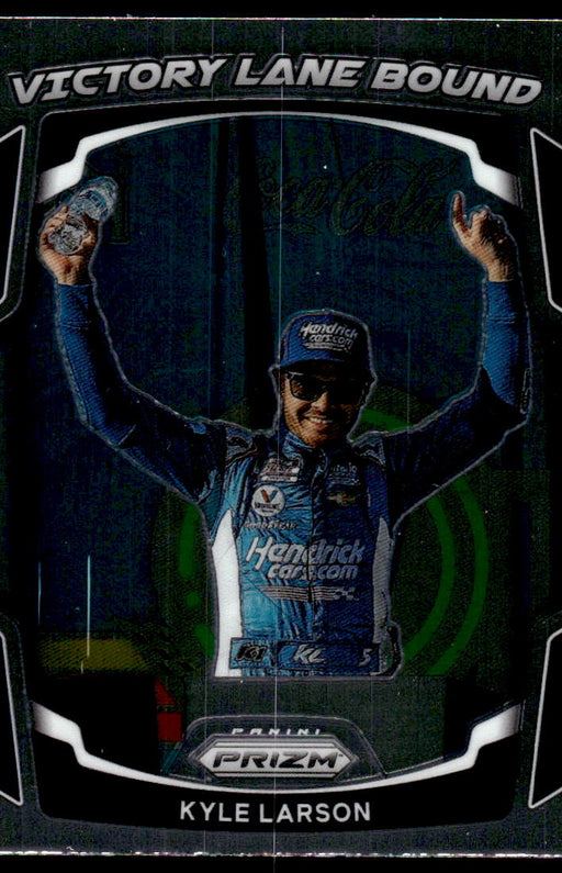 Kyle Larson 2022 Panini Prizm Racing Victory Lane Front of Card