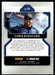 Chris Buescher 2022 Panini Prizm Racing Base Back of Card