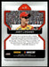 Joey Logano 2022 Panini Prizm Base Back of Card