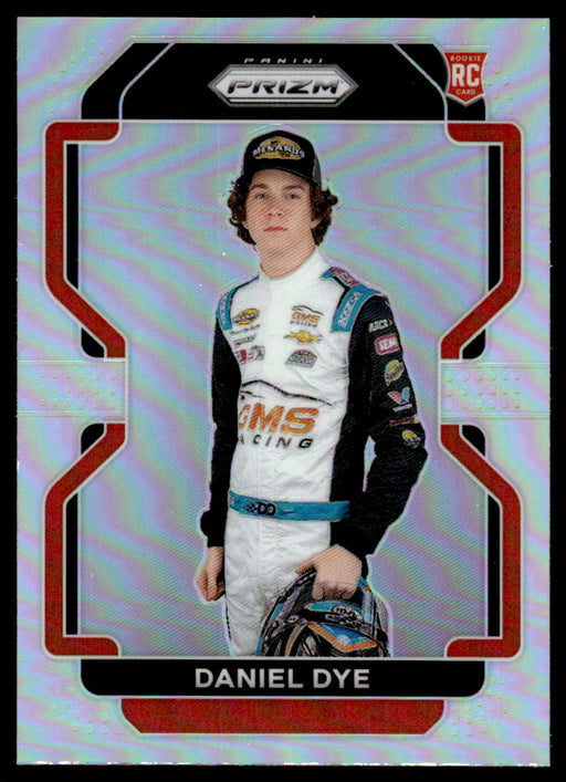 Daniel Dye 2022 Panini Prizm Racing Silver Prizm Front of Card