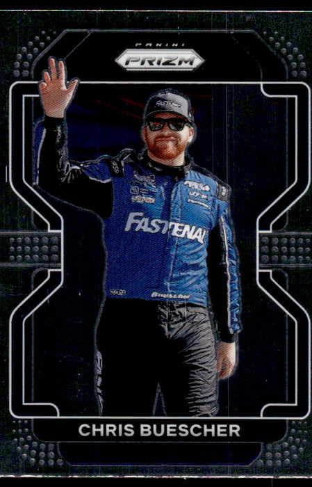 Chris Buescher 2022 Panini Prizm Racing Base Front of Card