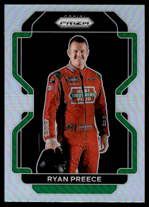 Ryan Preece 2022 Panini Prizm Racing Silver Prizm Front of Card