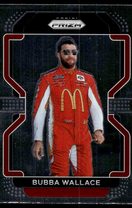 Bubba Wallace 2022 Panini Prizm Base Front of Card