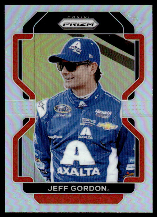 Jeff Gordon 2022 Panini Prizm Racing Silver Prizm Front of Card