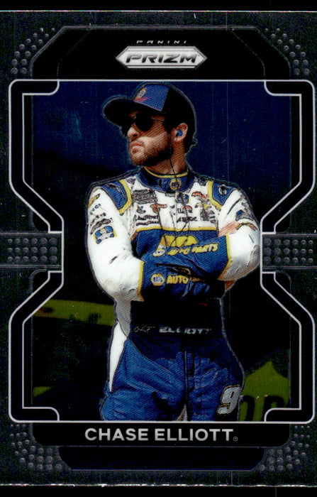 Chase Elliott 2022 Panini Prizm Racing Base Front of Card