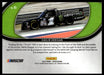 Hailie Deegan 2022 Panini Prizm Base Back of Card