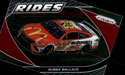 Bubba Wallace 2022 Panini Prizm Base Front of Card