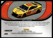 Joey Logano 2022 Panini Prizm Base Back of Card