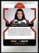 Danica Patrick 2022 Panini Prizm Base Back of Card