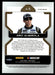 Aric Almirola 2022 Panini Prizm Racing Blue Prizm Back of Card