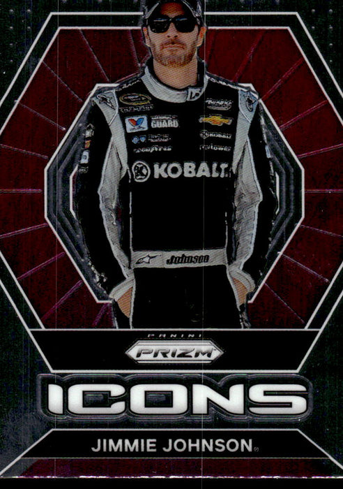 Jimmie Johnson 2022 Panini Prizm Icons Base Front of Card