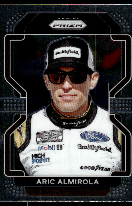 Aric Almirola 2022 Panini Prizm Racing Base Front of Card