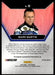 Mark Martin 2022 Panini Prizm Racing Orange Reactive Prizm Back of Card