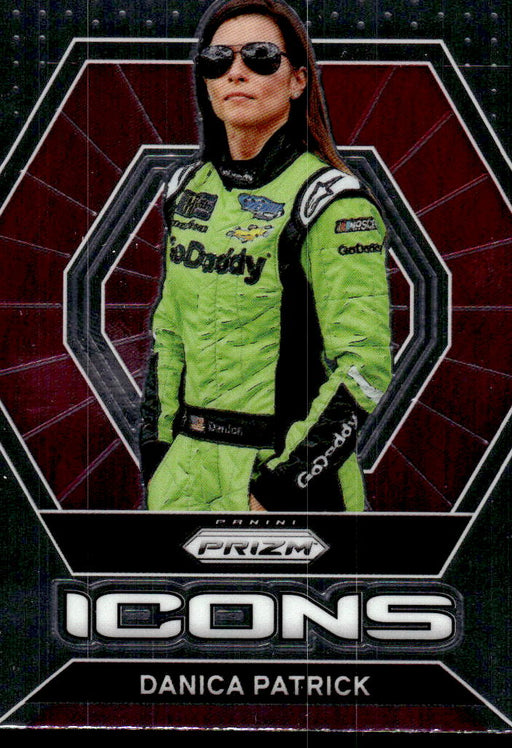 Danica Patrick 2022 Panini Prizm Icons Base Front of Card