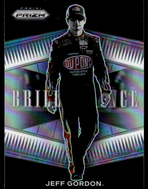 Jeff Gordon 2022 Panini Prizm Racing Brilliance Silver Prizm Front of Card