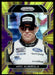 Aric Almirola 2022 Panini Prizm Racing Purple and Yellow Hyper Prizm Front of Card