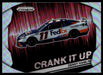 Denny Hamlin 2022 Panini Prizm Racing Crank It Up Silver Prizm Front of Card