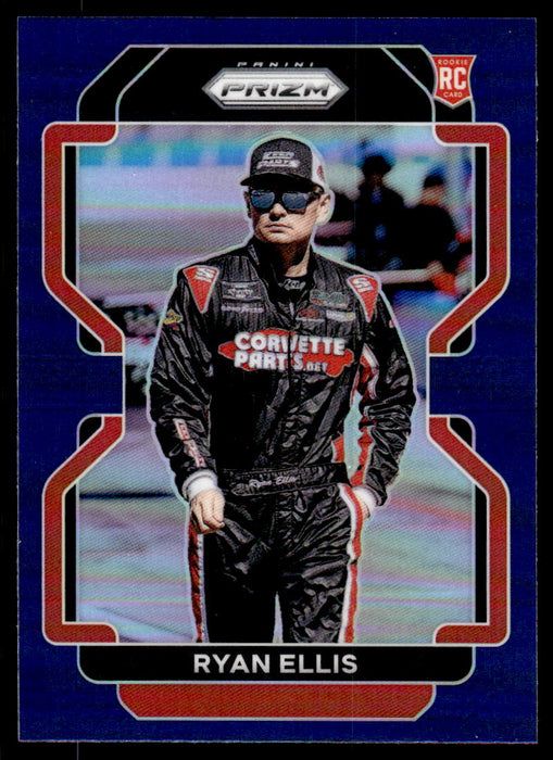 Ryan Ellis 2022 Panini Prizm Racing Blue Prizm Front of Card