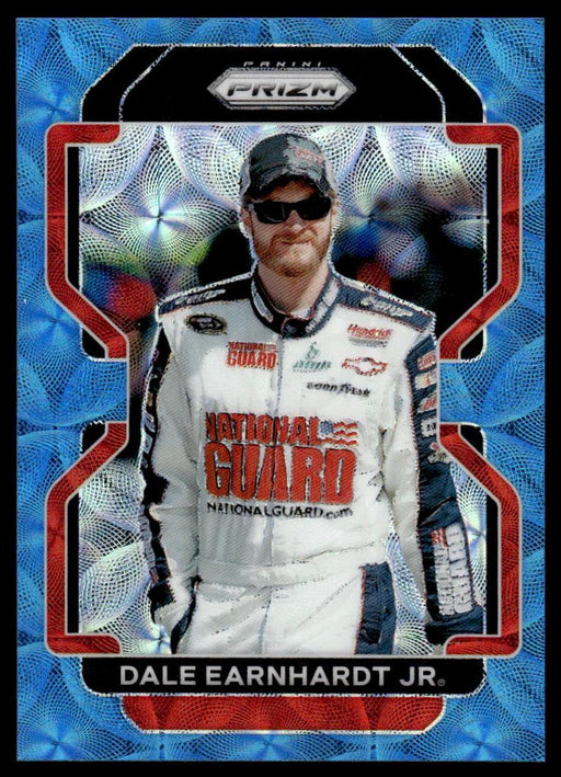 Dale Earnhardt Jr. 2022 Panini Prizm Racing Carolina Blue Scope Front of Card