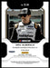 Aric Almirola 2022 Panini Prizm Racing Spotlight Signatures Checkered Flag Back of Card