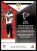 Kyle Pitts 2022 Panini Rookies and Stars Base Back of Card