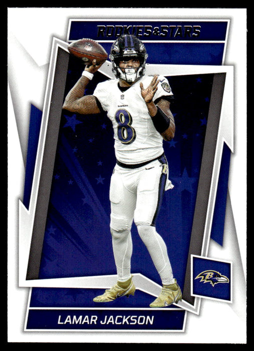 Lamar Jackson 2022 Panini Rookies and Stars Base Front of Card