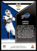 Gabriel Davis 2022 Panini Rookies and Stars Base Back of Card