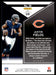 Justin Fields 2022 Panini Rookies and Stars Base Back of Card