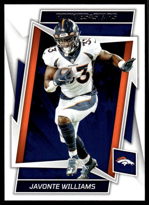 Javonte Williams 2022 Panini Rookies and Stars Base Front of Card