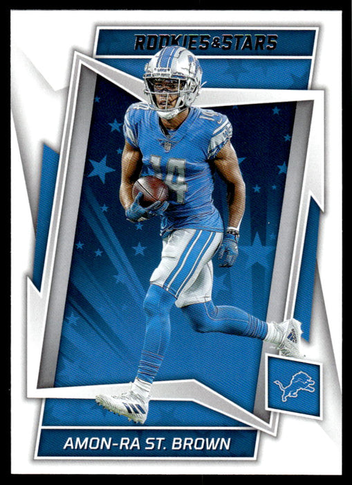 Amon-Ra St. Brown 2022 Panini Rookies and Stars Base Front of Card