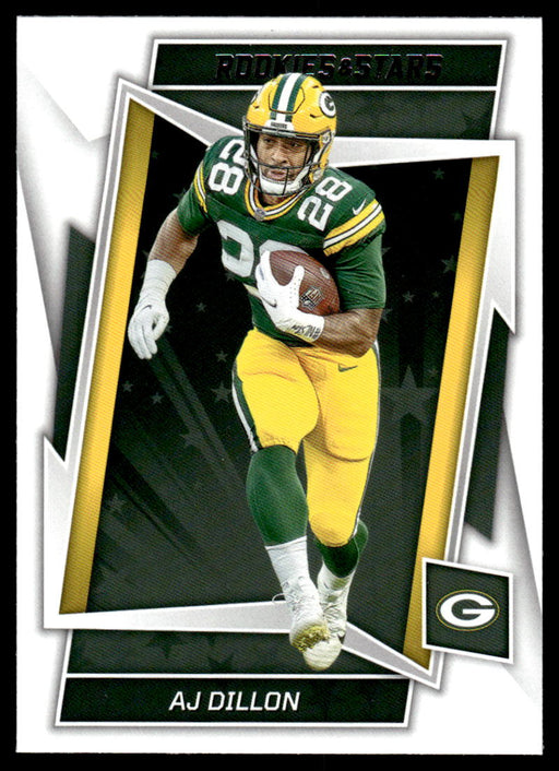 AJ Dillon 2022 Panini Rookies and Stars Base Front of Card