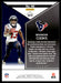 Brandin Cooks 2022 Panini Rookies and Stars Base Back of Card