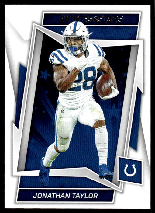 Jonathan Taylor 2022 Panini Rookies and Stars Base Front of Card