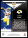 Cooper Kupp 2022 Panini Rookies and Stars Base Back of Card