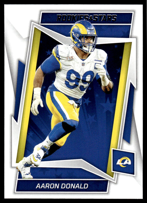 Aaron Donald 2022 Panini Rookies and Stars Base Front of Card