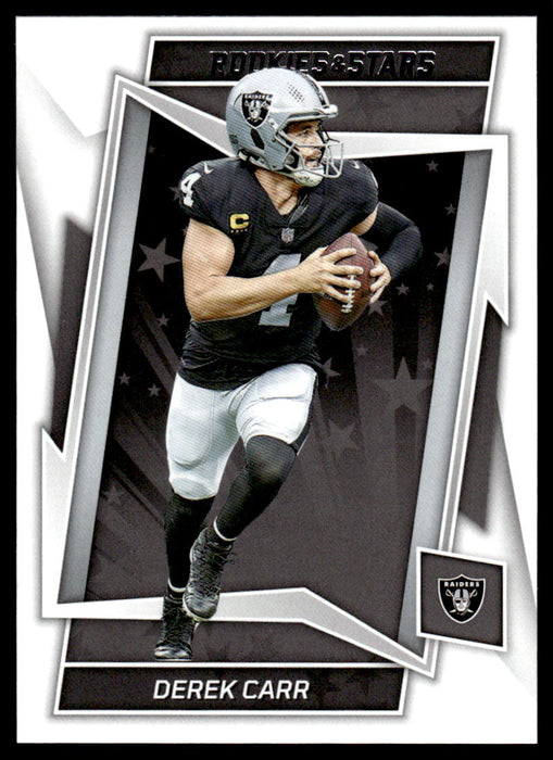 Derek Carr 2022 Panini Rookies and Stars Base Front of Card