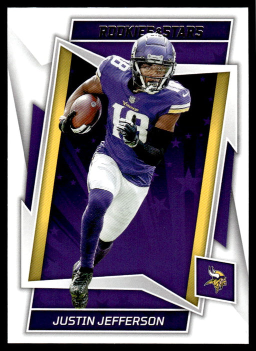 Justin Jefferson 2022 Panini Rookies and Stars Base Front of Card