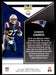 Damien Harris 2022 Panini Rookies and Stars Base Back of Card
