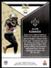Alvin Kamara 2022 Panini Rookies and Stars Base Back of Card