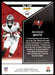 Rachaad White 2022 Panini Rookies and Stars Base Back of Card