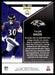 Tyler Badie 2022 Panini Rookies and Stars Base Back of Card