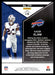 Kaiir Elam 2022 Panini Rookies and Stars Base Back of Card