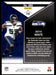 Boye Mafe 2022 Panini Rookies and Stars Base Back of Card