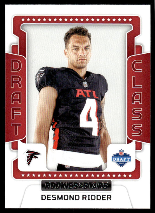 Desmond Ridder 2022 Panini Rookies and Stars Draft Class Front of Card