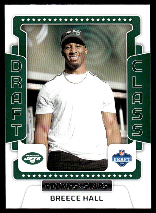 Breece Hall 2022 Panini Rookies and Stars Draft Class Front of Card