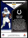 Jonathan Taylor 2022 Panini Rookies and Stars Red Back of Card