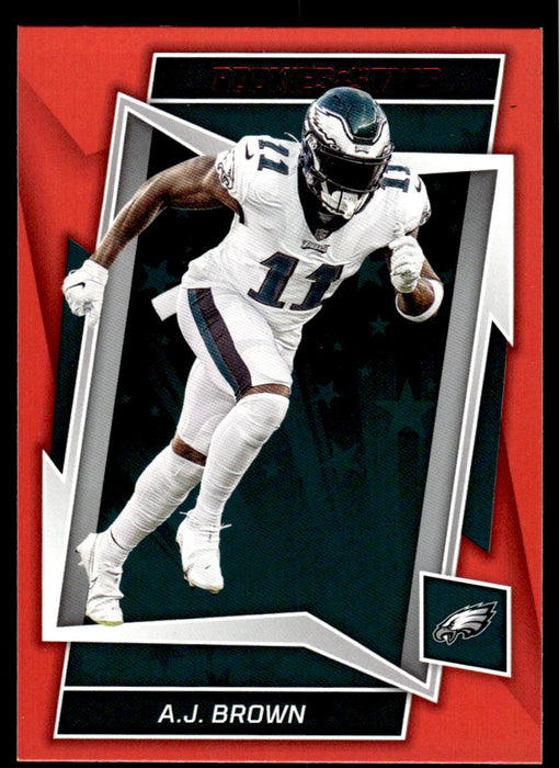 AJ Brown 2022 Panini Rookies and Stars Red Front of Card