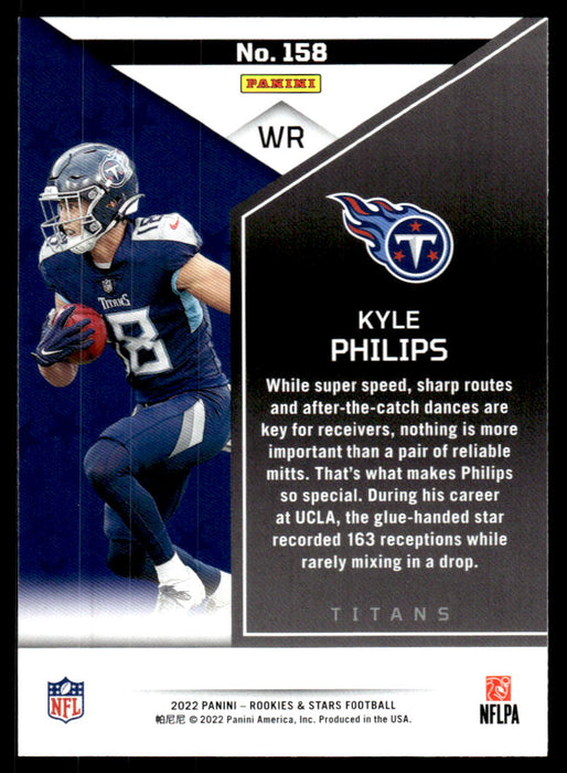 Kyle Philips 2022 Panini Rookies and Stars Red Back of Card