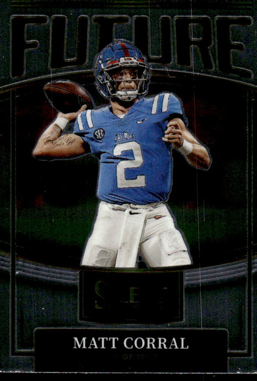 Matt Corral 2022 Panini Select Draft Picks Select Future Front of Card