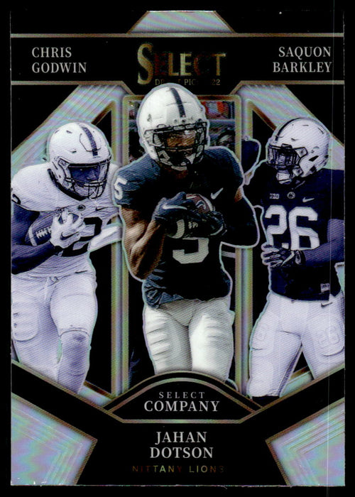 Jahan Dotson 2022 Panini Select Draft Picks Silver Select Company Front of Card